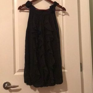 Little black ruffle dress